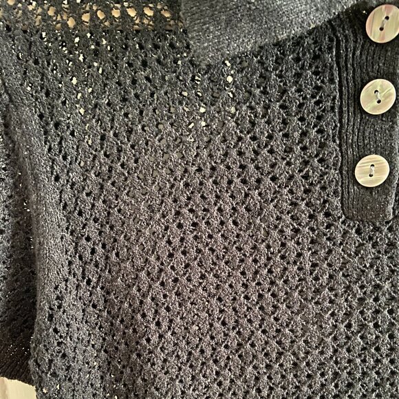 Rachel Zoe Crochet Polo - Picture 3 of 4